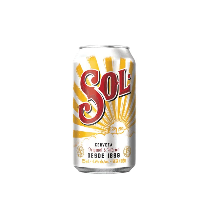 Пиво Sol больше 330 мл
