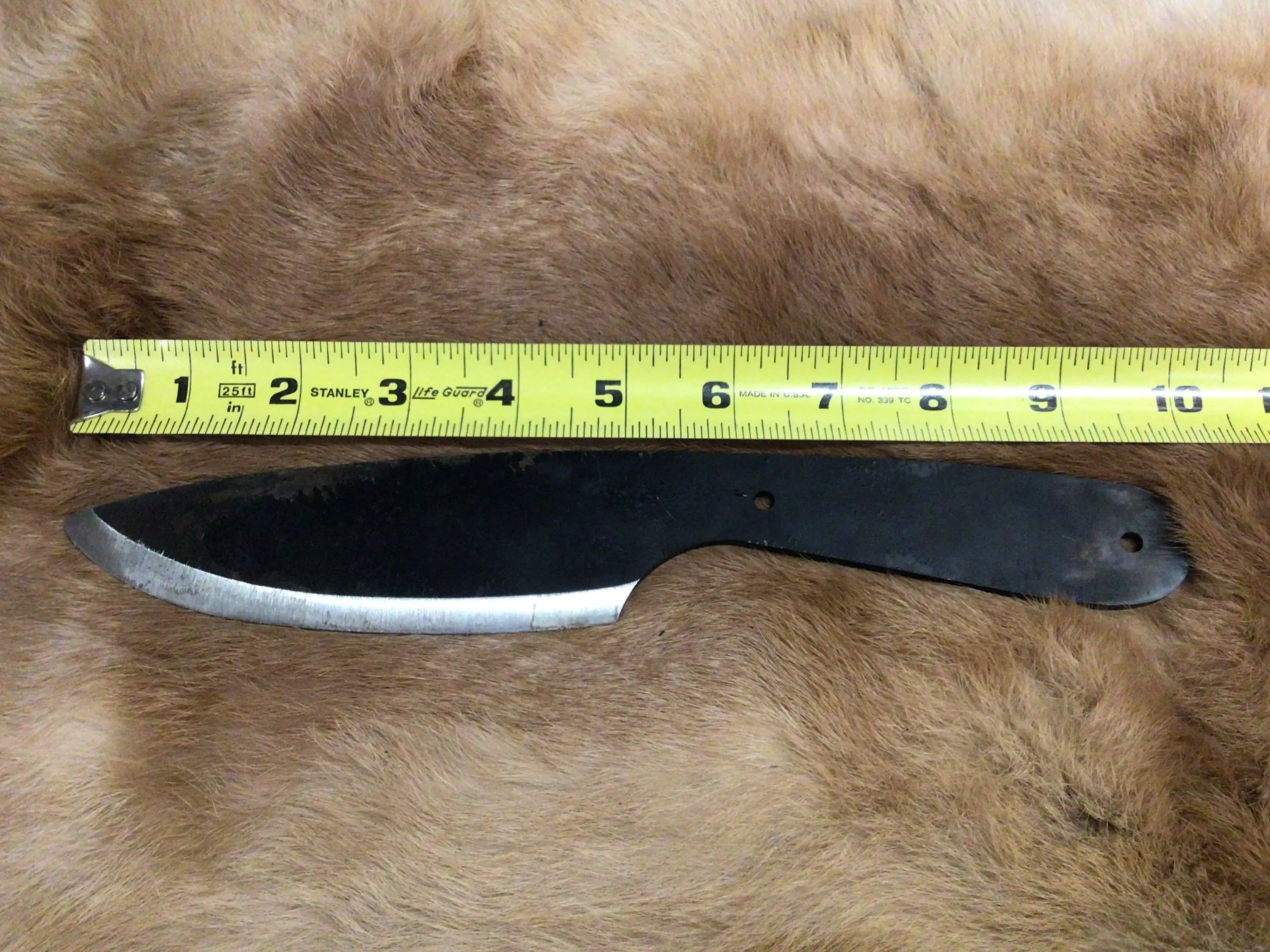 Custom Handmade Jeff White Heavy Bush Knife Blank Carbon Steel Billet  Knives Billet Camping Hunting Knife
