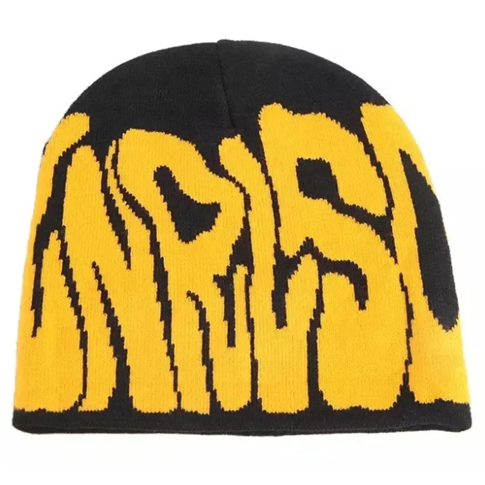 Custom Design Logo Men Women Knit Beanie Cap Unisex Warm Winter Hats Acrylic Knit Cuff Beanie Caps