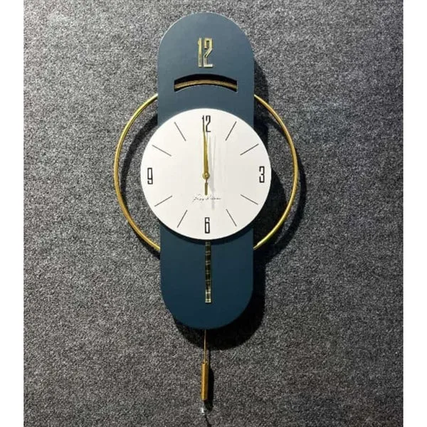 Vintage Metal Wall Clock Best Design Metal In Iron Plate Hot Selling New Design Trendy Finishing Wall Hanging Clock