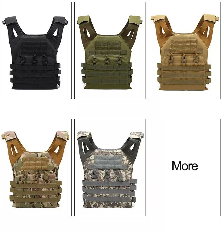Molle System Mesh Carrier Light Weight Multifunctional Tactical Safety Security Vest