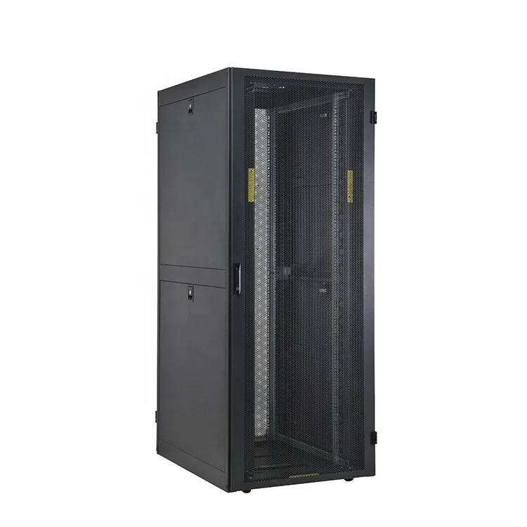 Huamai data cabinet use unshielded network cable 42u server rack price for 27-30U independent install PDU and UPS