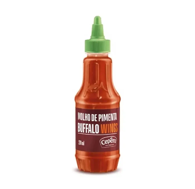 Bulk Factory Wholesale Manufacturing Process Chili Mild Sauce Paste Buffalo Wings Pepper Sauce 270ml