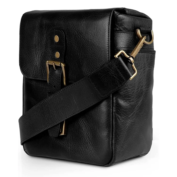 Best Selling Crossbody Genuine Leather Messenger Men Cross Body Bags for sale in low price and high quality