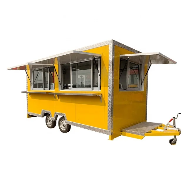 100% Fully Equipped catering ice cream mobile food truck/ sales permit used food truck/ outdoor food truck ready for supply