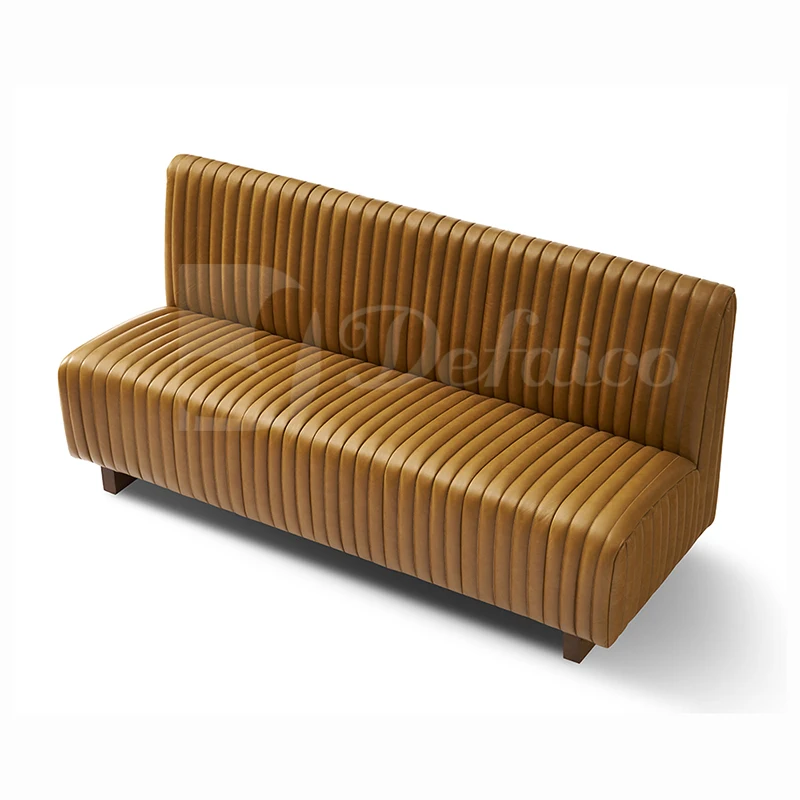 Hot Selling Restaurant Booth Seat Retro Sofa Sets Cafe Bench Seating Colorful Restaurant Furniture for Sale