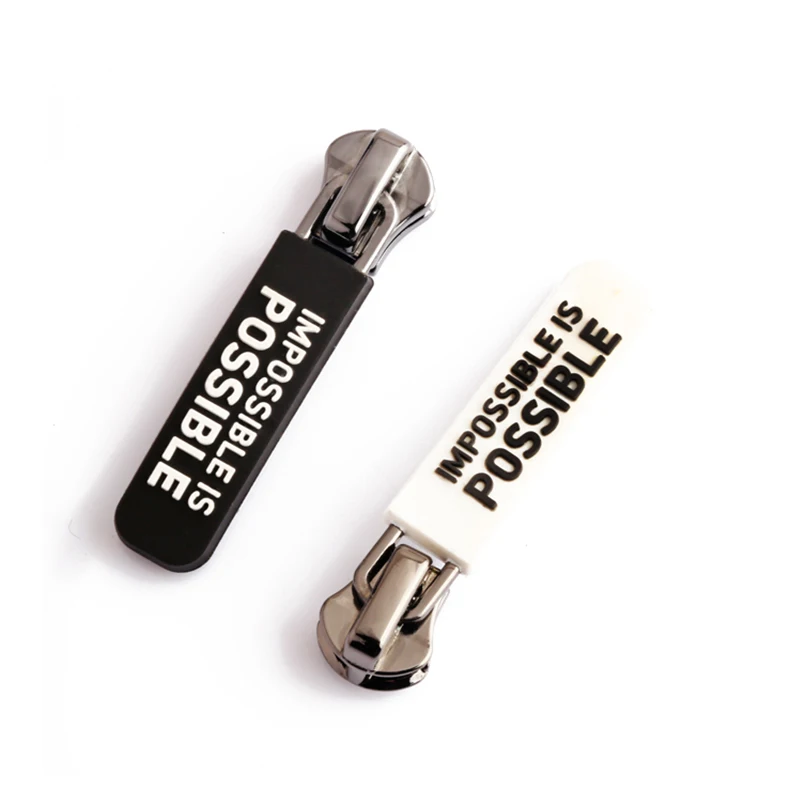 Customized Logo Soft Pvc Rubber Zipper Pullers Silicone Custom Zipper Puller For Bag