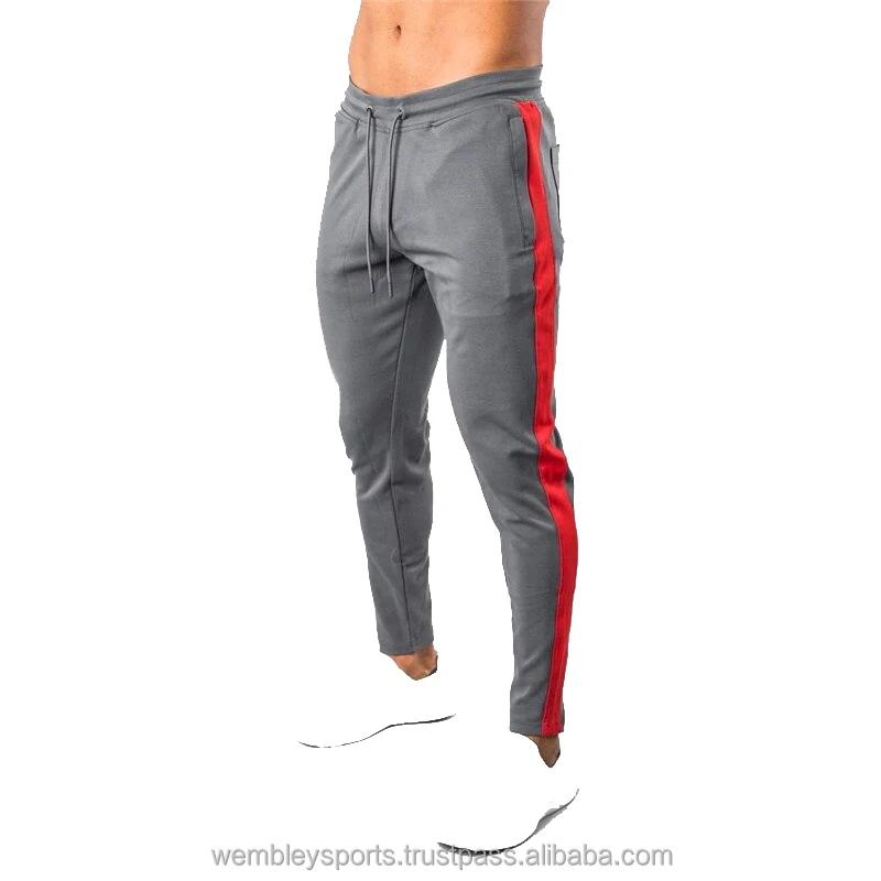 Autumn Sporting Patchwork Pants Bodybuilding Sports Pencil Pants Men Trousers Muscle Gym Slim Fit Joggers Sweatpants