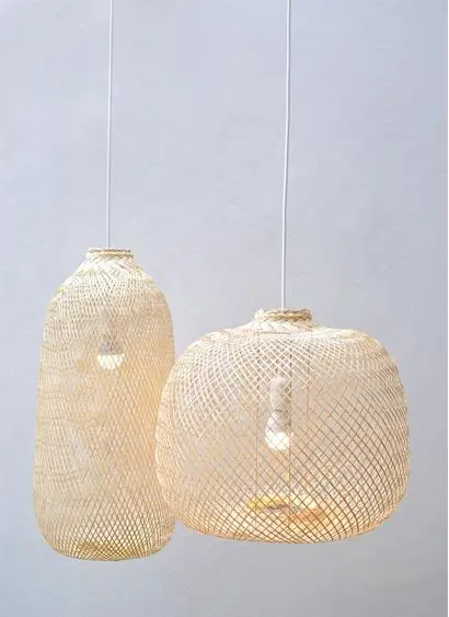 Bamboo Art Bamboo Chandelier Lantern Restaurant Zen Tea Room Studio Hot Pot Shop Lampshade Woven Retro Lamp