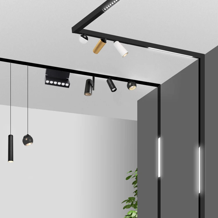 15w 25w 30w 24v 48v Rail Spot High Quality Suction Linear Recessed Magnetic System Magnet Led Track Light