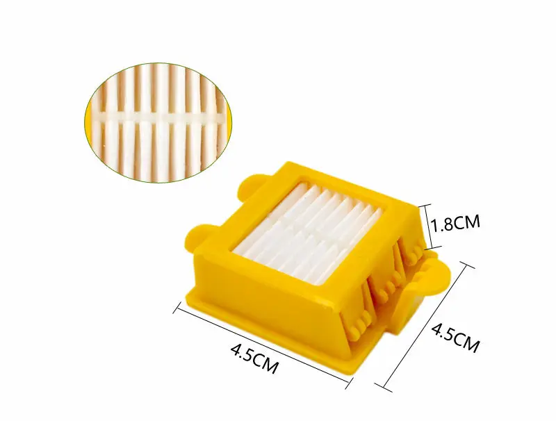 2 PCS HEPA Filter Fit for iRo bot Room ba 700 Series 760 770 772 774 775 776 780 782 785 786 790 Vacuum Cleaner Accessories