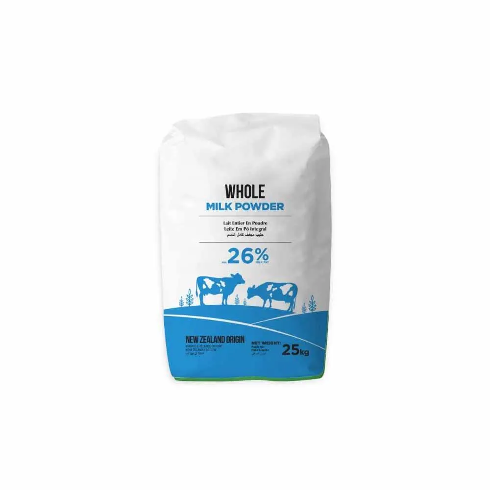 Full Cream Milk Powder 26% Fat 24% Protein Bulk Paper Bag 25Kg / Instant Full Cream Milk Powder