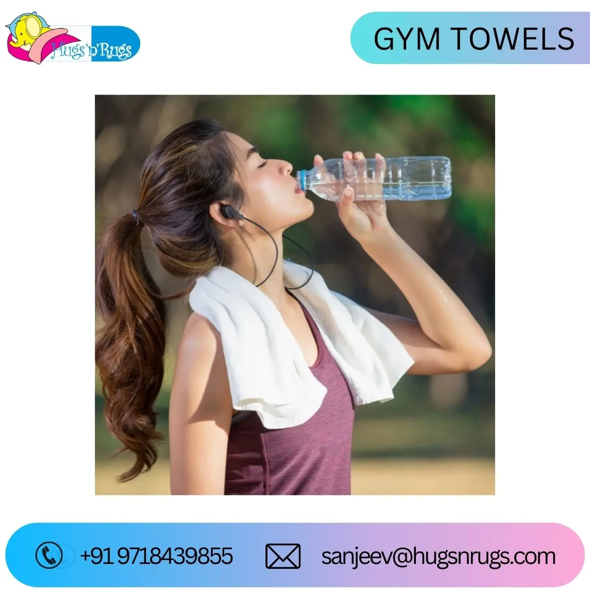 New Design 100% Cotton Best Quality Golf Hand Bath Towels from India 100% OEM Face Towel..