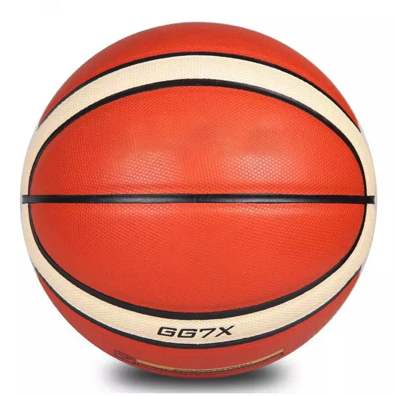Customized Training Basketball New Design Custom PU Leather Sports Ball with Color New Materials