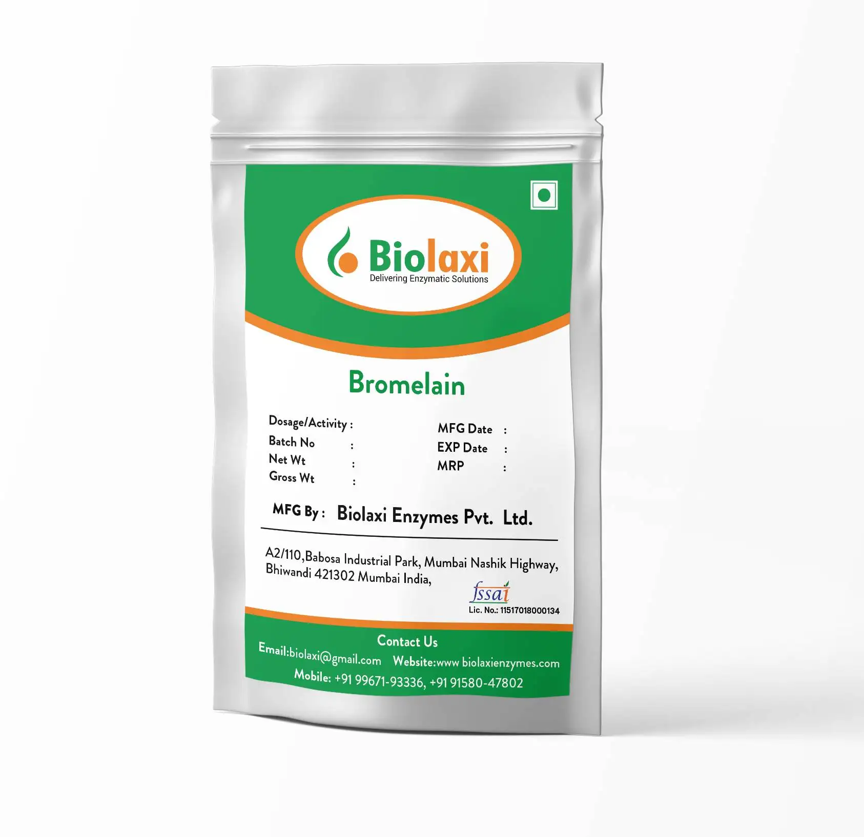 Bromelain Enzyme 200,000 U/g Food Grade Enzyme 400GDU