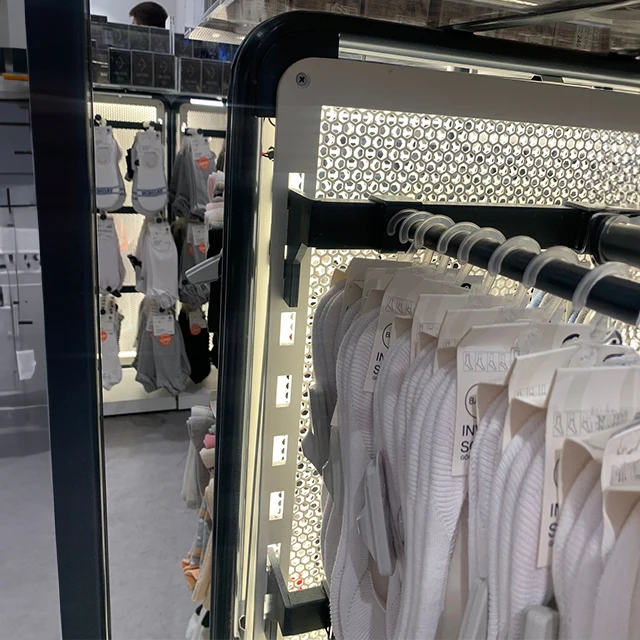 Custom Logo High Quality Modern Store Rack Display for Socks Stand with Wire Hook Holder for bags from Turkey
