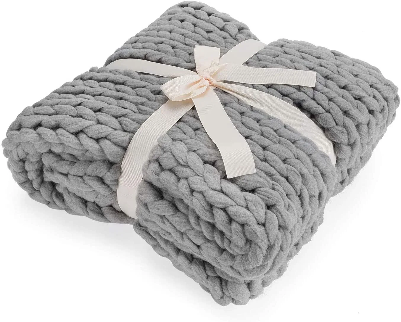 Handmade Giant Soft Thick Chunky Knitted Blanket Cozy Bed Throw, Fashion Sofa Blanket Yoga Mat Rug Home Decor Gift