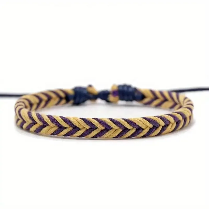 Oem Custom Design Friendship Bracelets Handmade Cheap Multi-colors String Rope High Street New Products Trending Fashion Cords