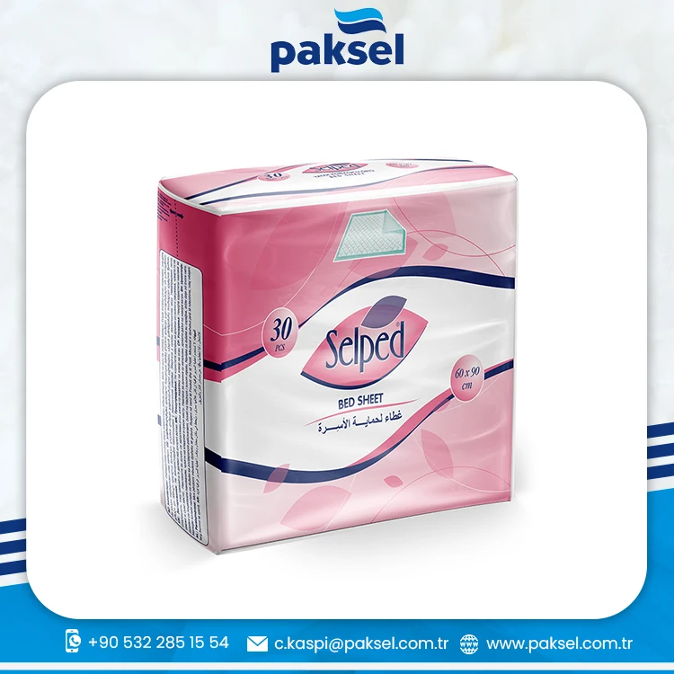 Wholesale Price Good Quality Selped  Bed Sheet Under Pad  Soft and Comfortable Sheet Available