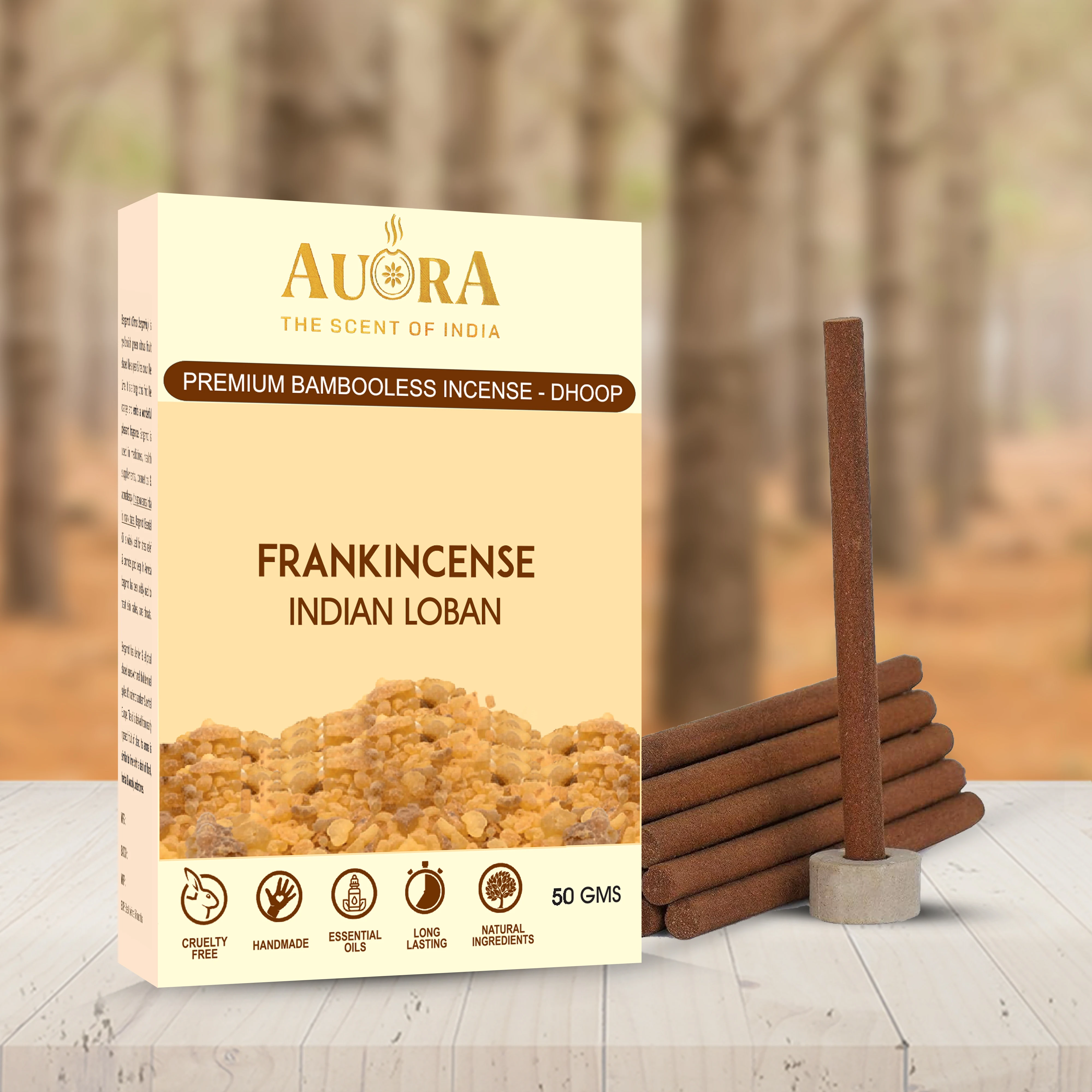 Premium Loban Dhoop Sticks Bamboo less Incense Cups & Cones Natural,Eco-Friendly, Subtle & Long-lasting Fragrance. Private Label