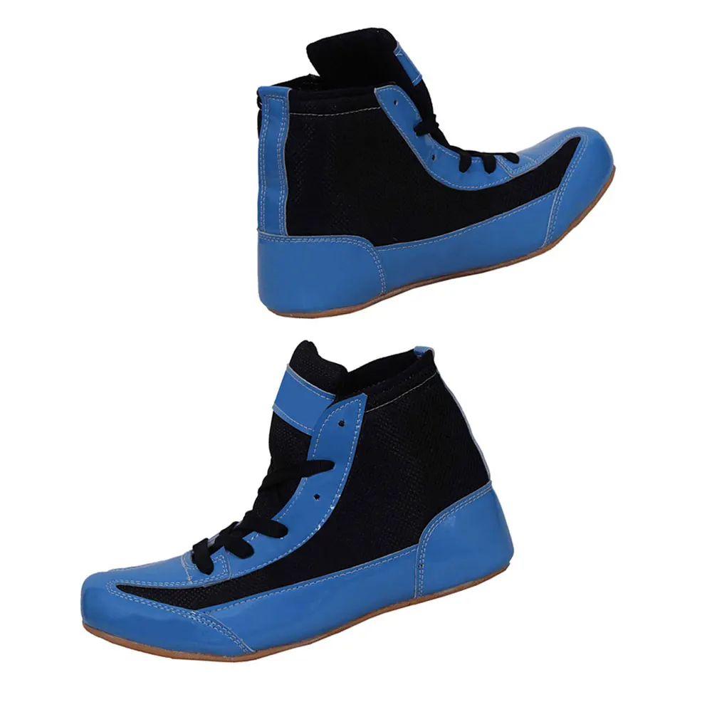 2024 Light Weight Custom Non-Slip Fabric Made Boxing Leather Shoes / Best Boxing Shoes Available At Cheapest Price