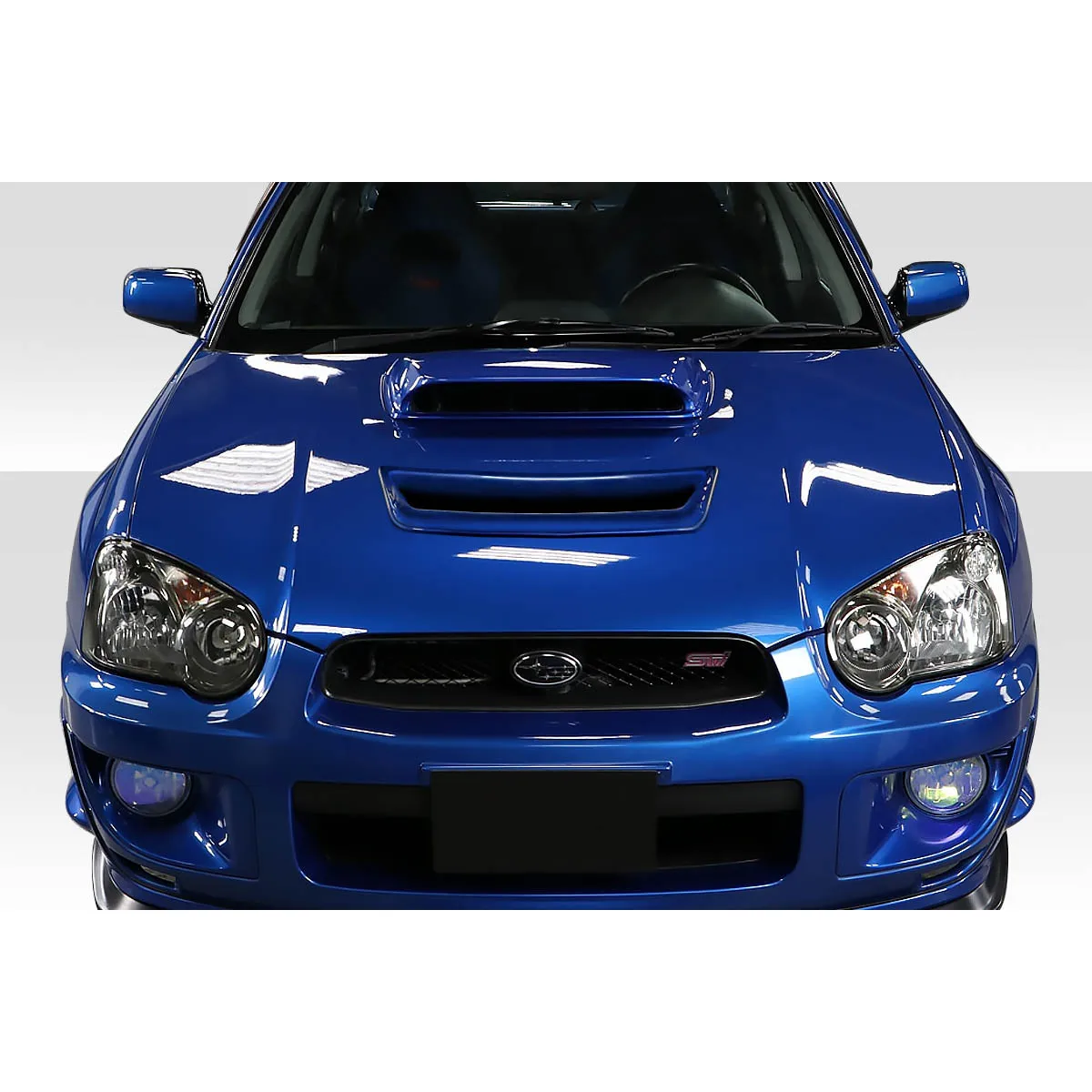 2002-2003 Subaru Impreza WRX STI Duraflex Zepher Sports Hood Air Vent Duct - 1 Piece