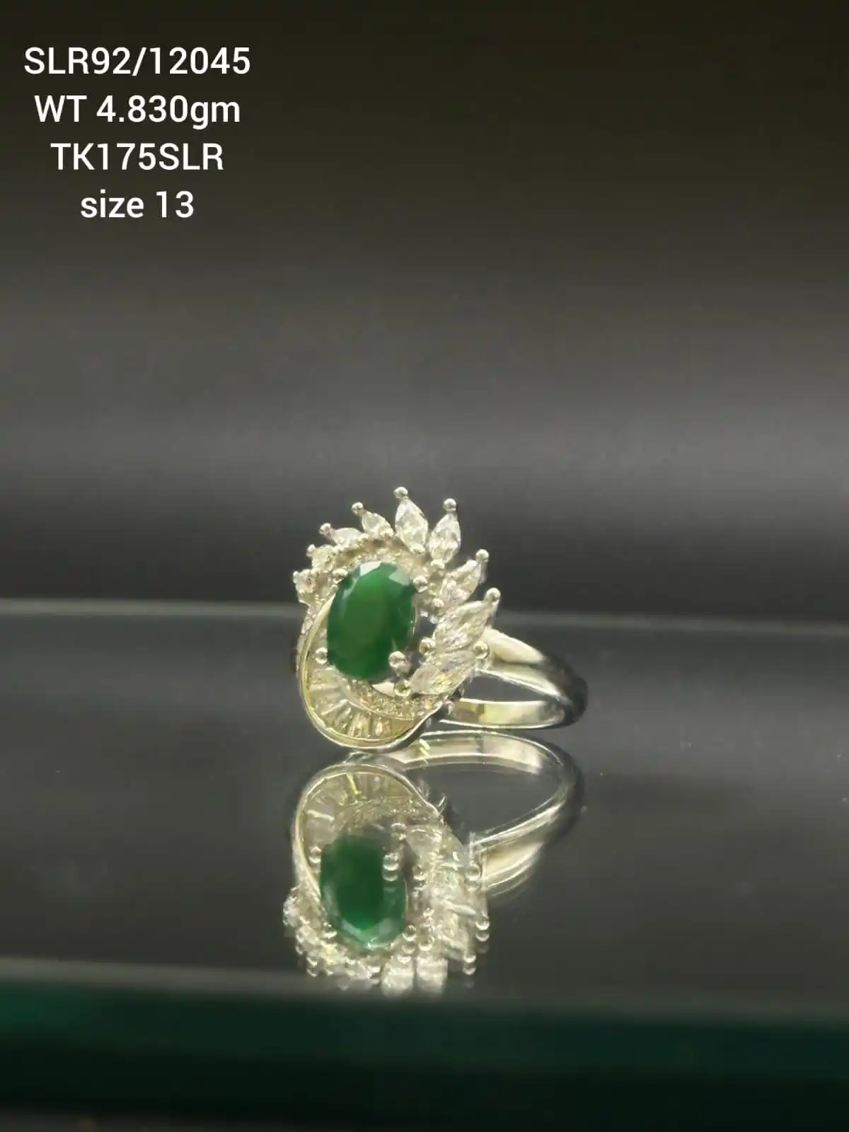 2024 Mixed coloured crystal gemstone womens ring light luxury beautiful zirconium ring micro-inlaid S925 silver gemstone rings