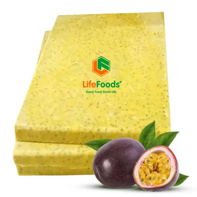 Shelf Sugar-Free Frozen Feature Weight Life 24 Months puree fruits concentrate Frozen Passion Fruit Puree from Lifefoods Vietnam