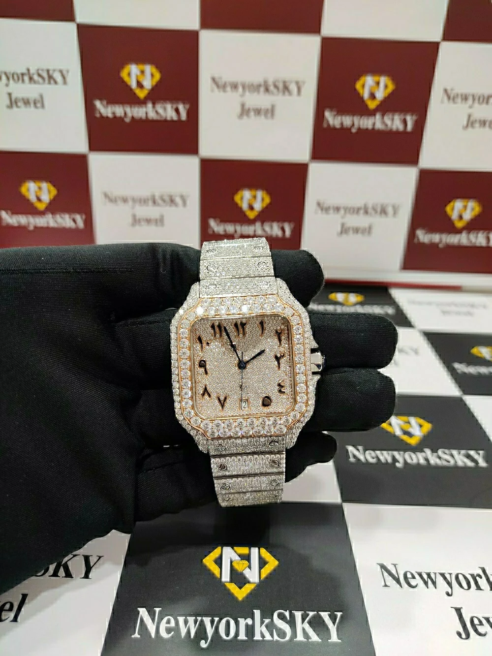 Роскошные наручные часы из нержавеющей стали