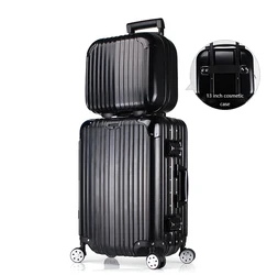 Custom PC Luggage Case Wheeled Suitcase Traveling Hard Case Trolley Luggage Set