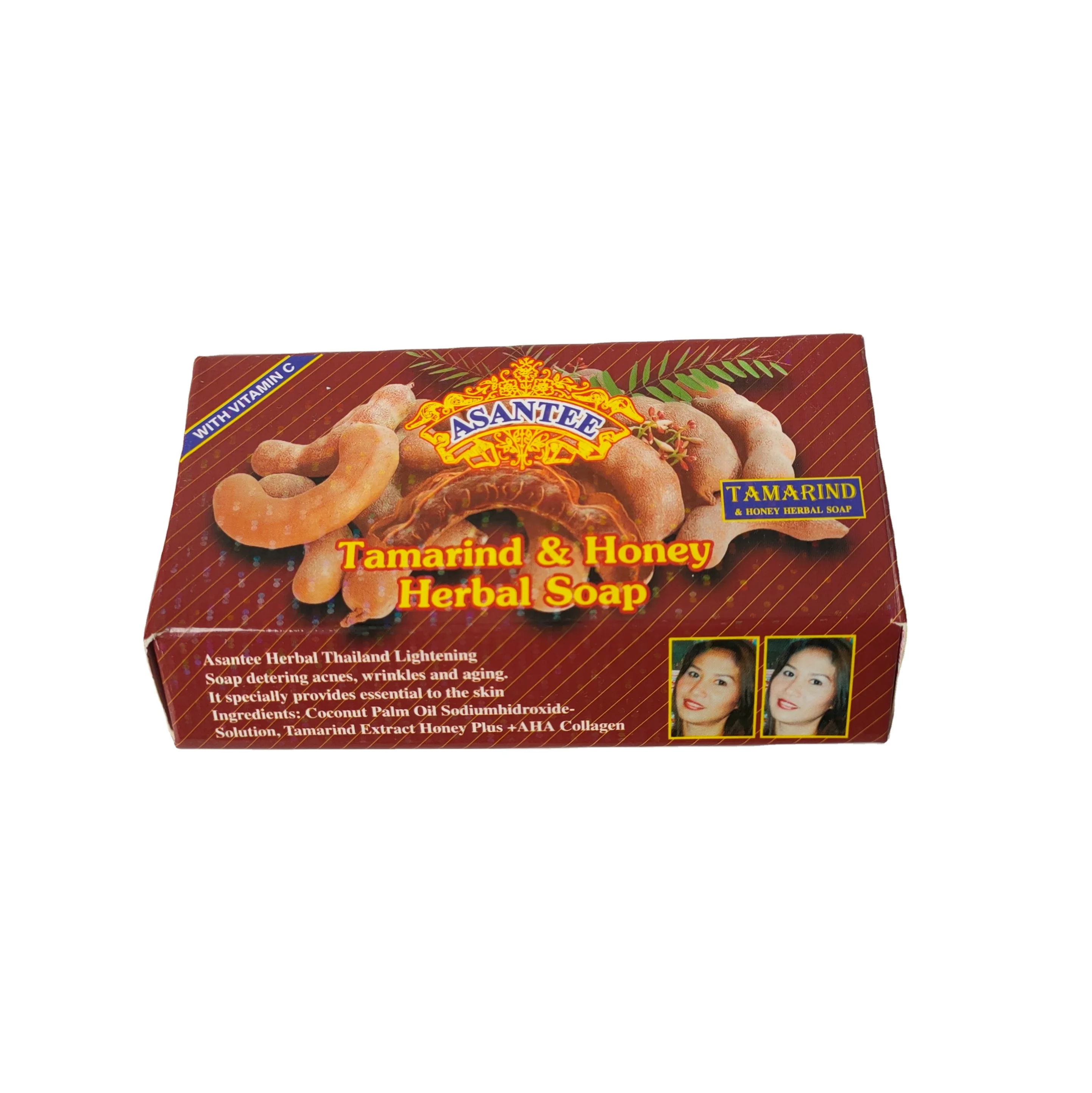 Herbal soap with tamarind & honey  Asantee Thailand