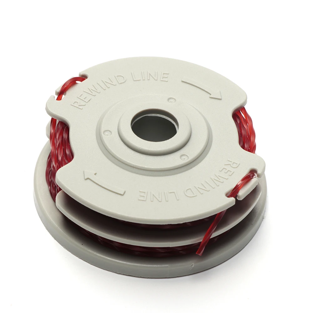 Flymo FLY021 513937190 Standard Double Autofeed Nylon Replacement Strimmer Spools Line with FLY060 Spool Cover