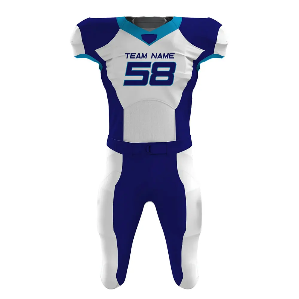 Professional Sports Wear American Football Uniform Latest Design Men Custom Design Team Wear American Football Uniform