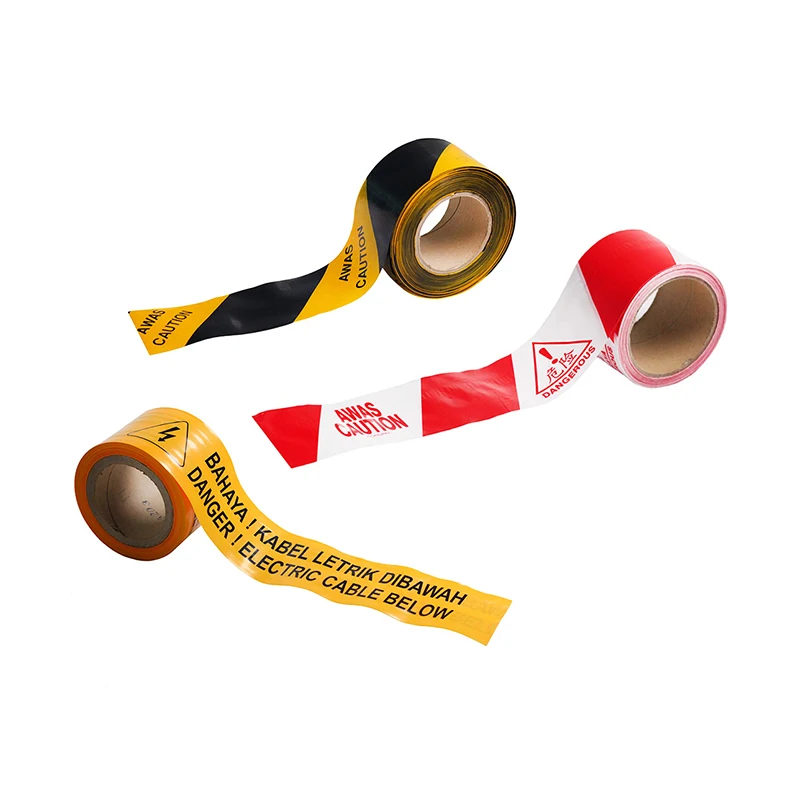 OEM Waterproof Printed Barrier Ribbon Safety Warning Caution Tape LDPE, PE Security Material Road Sign Crowd Barrier
