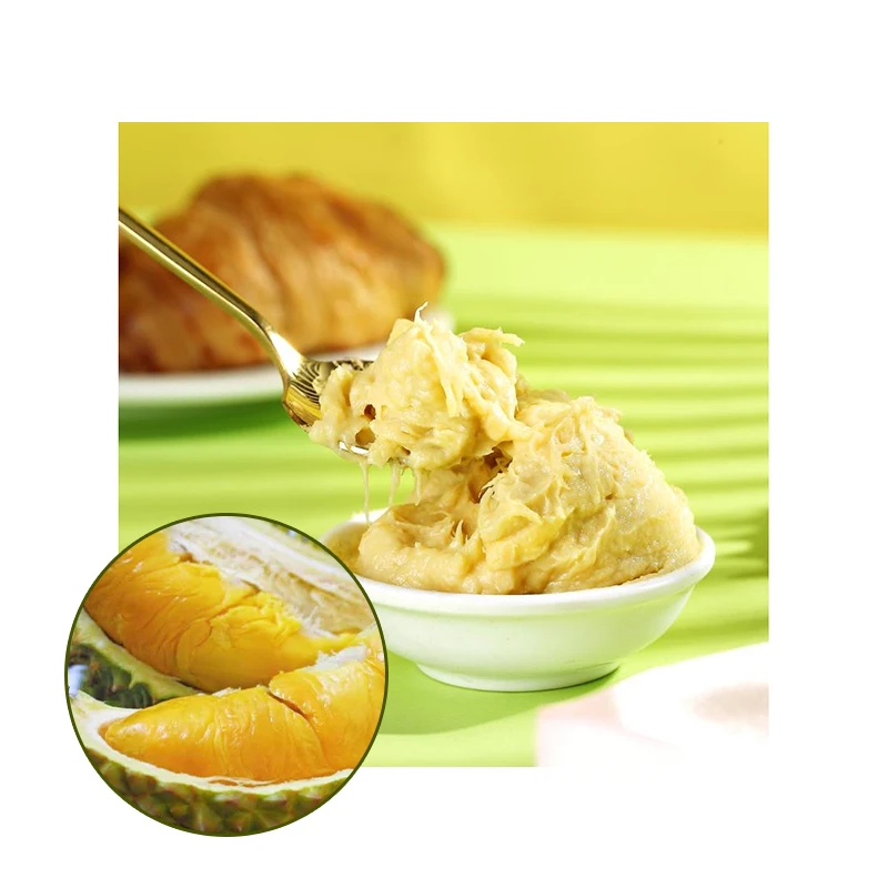 Wholesale High Quality Fresh D24 Durian (Paste) Aromatic Taste with Good For Making Pastry and Dessert Products