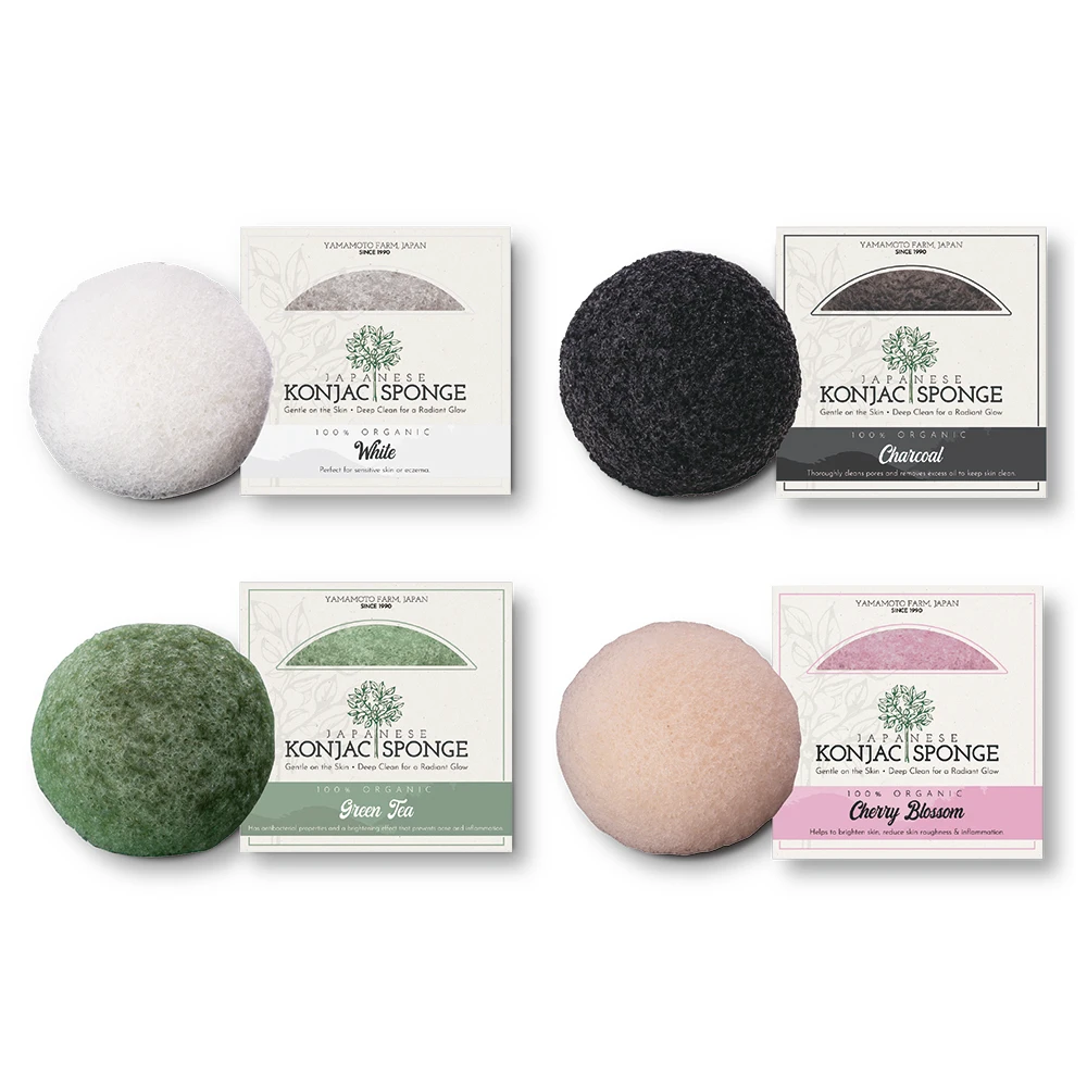 Japanese high quality hot sell sea konjac face cleansing organic sponge