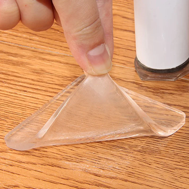 Square Shape 5mm thick Non Sticky Pu Gel Pads Single Sided Adhesive Gel Rubber One Sided Nano Pad Sticky Silicone Gel Pad Mat