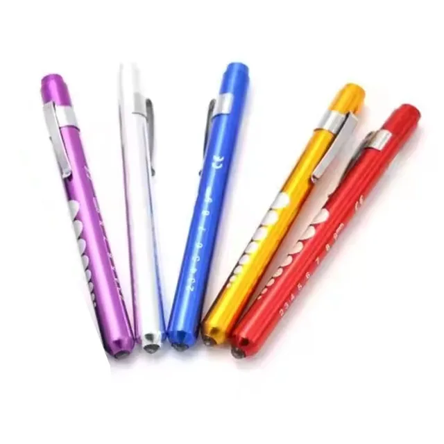 High Quality Plastic Flash Light Torch Penlight New Colorful First Aid Diagnostic Tool EMT Paramedic Nurse Electric Power Source