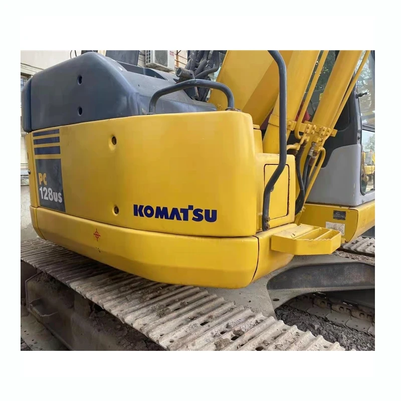 Popular Model Komatsu Heavy Equipment 12 Ton Hydraulic Machinery Pc128 Second Hand Used Backhoe Excavator Digger