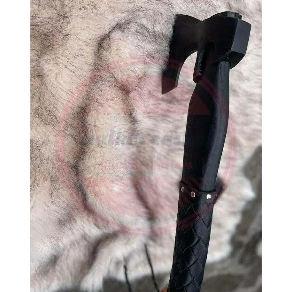 CUSTOMMADE CARBON STEEL HEAD HATCHET TOMAHAWK HUNTING TACTICAL VIKING AXES hand forge axe