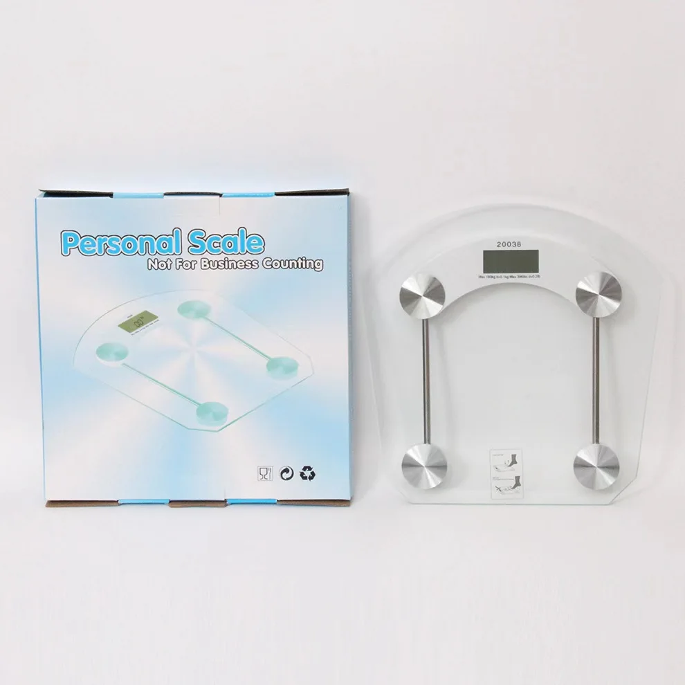 DIGITAL WEIGHT SCALE Personal Digital Body Scale Max 180KG Round Weight Scale