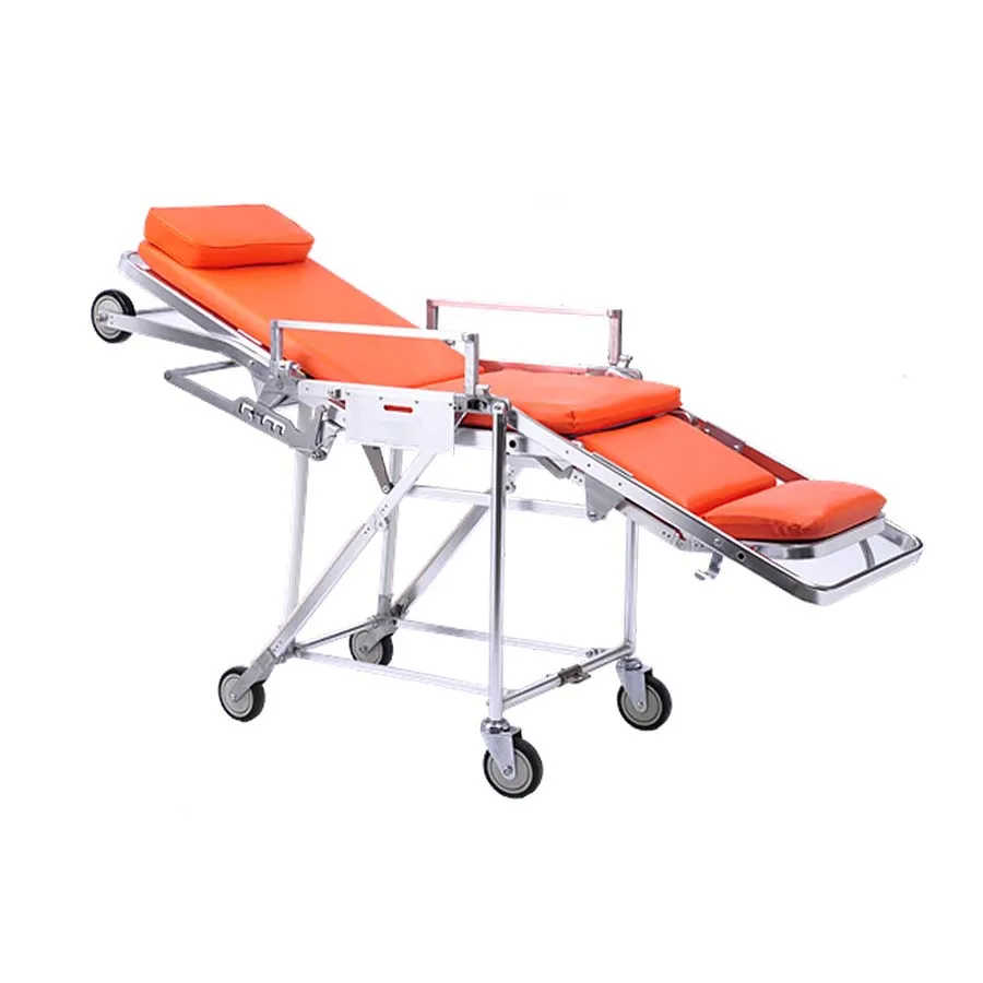 Lightweight Portable Medical Emergency Chair Stretcher Hospital Stretcher Bed Ambulance Firefighter Evacuation Stair Chair