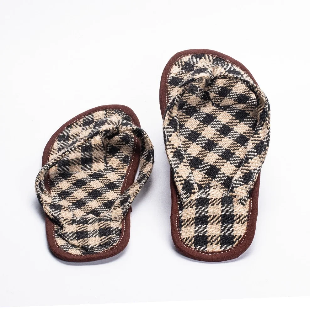 2022 New Arrivals Cheap Price Jute Shoes Flat Sandals Outdoor Jute Flat Casual Sandals Hot Products Made in Bangladesh