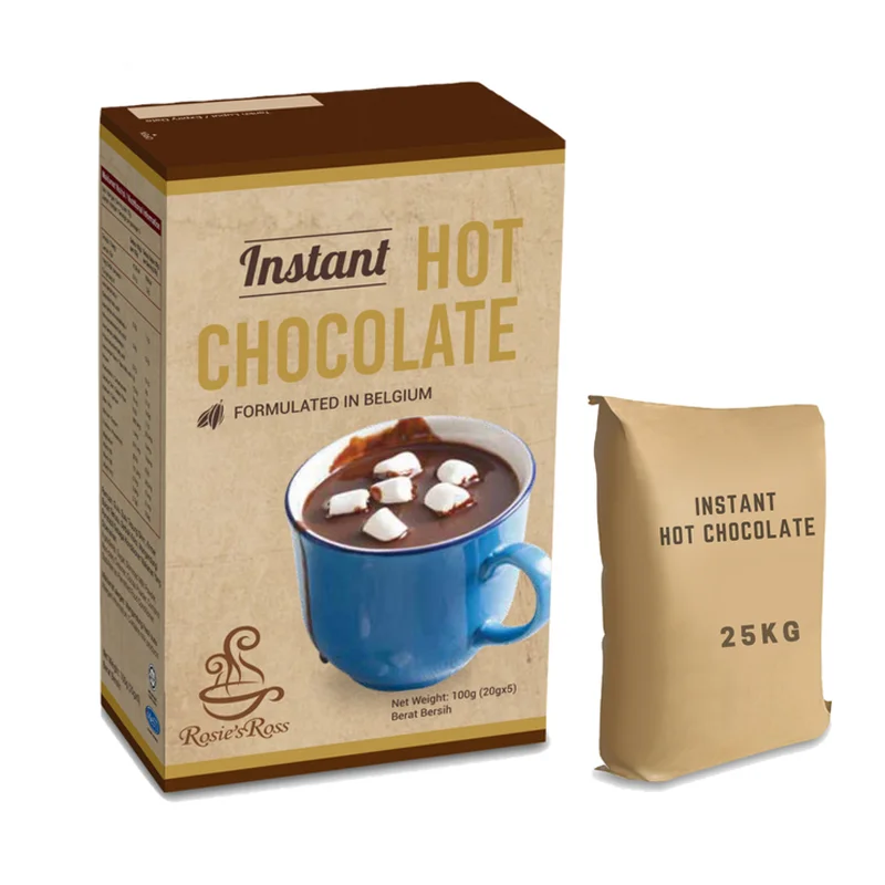 Cheapest Price High Selling Malaysia Instant Hot Chocolate Beverage Powder Cacao Drink 3 in 1