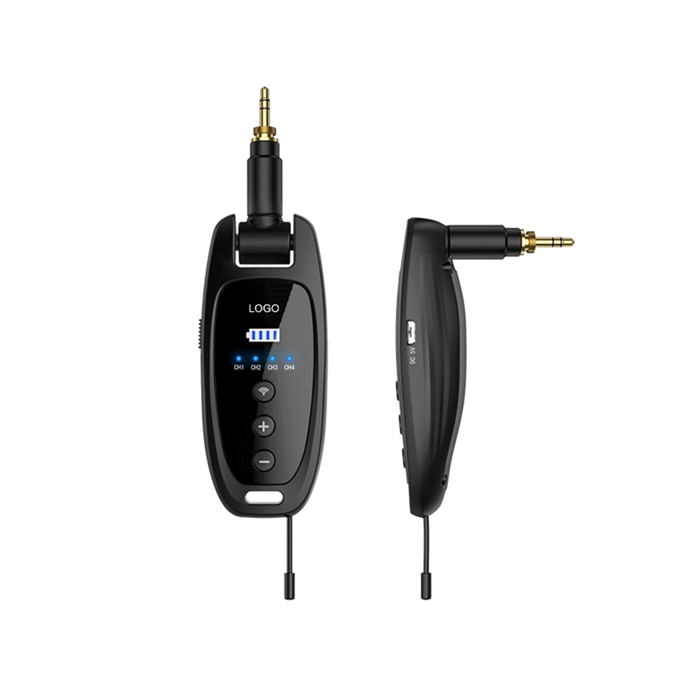 UHF Wireless Instruments Microphone, Saxophone Microphone, Wireless Receiver and Transmitter for Trumpets, Clarinet, Cello