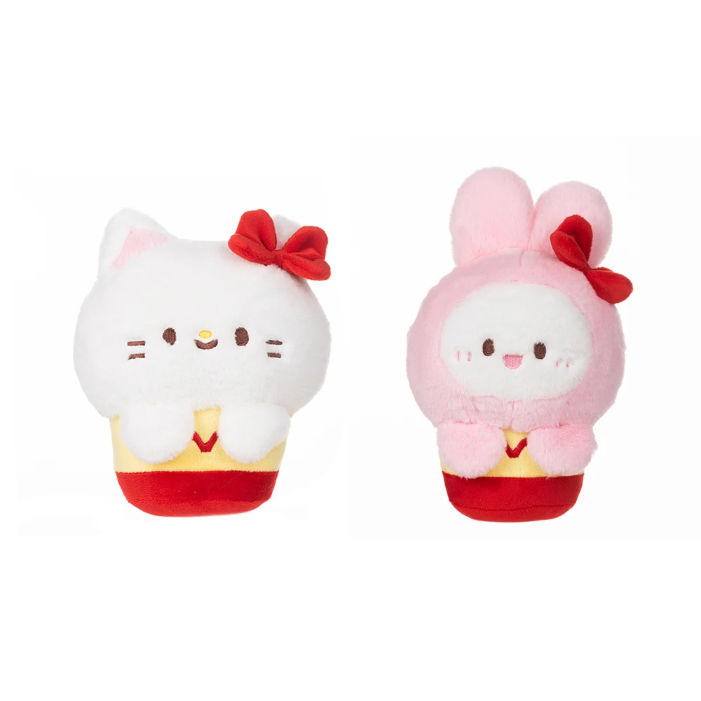Новая креативная Мягкая Плюшевая Кукла Kawaii Sanrioed кролик котенок мягкая игрушка подушка для когтей