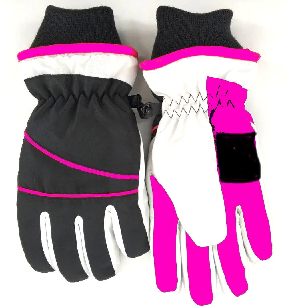 Спортивные лыжные перчатки, водонепроницаемые теплые лыжные перчатки для взрослых