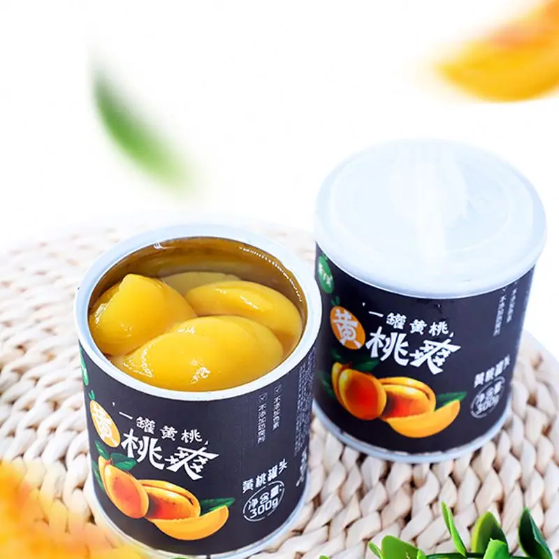 Factory Sale Healthy Yellow Peach Fruit Canned
