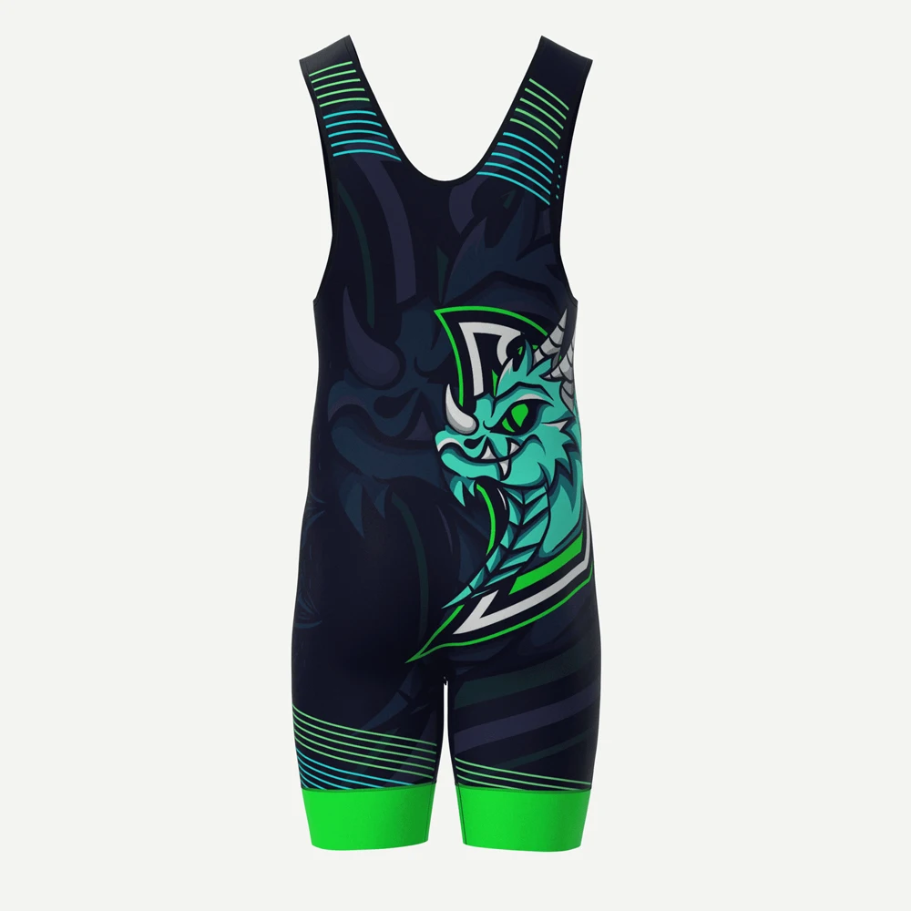 Nation team standard high quality powerlifting wrestling singlet suit large wrestling uniforms