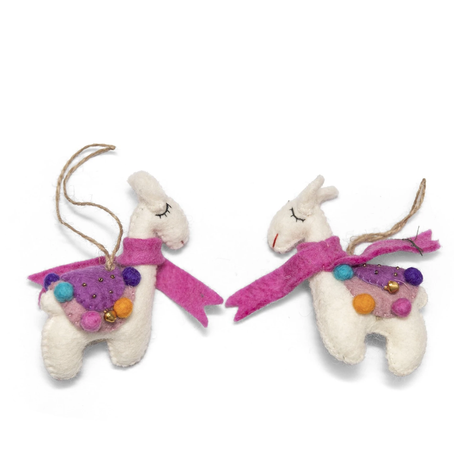 Needle Felted Toy For Decoration Child Gifting Christmas Tree Decor Animal Pushed Toy Doll